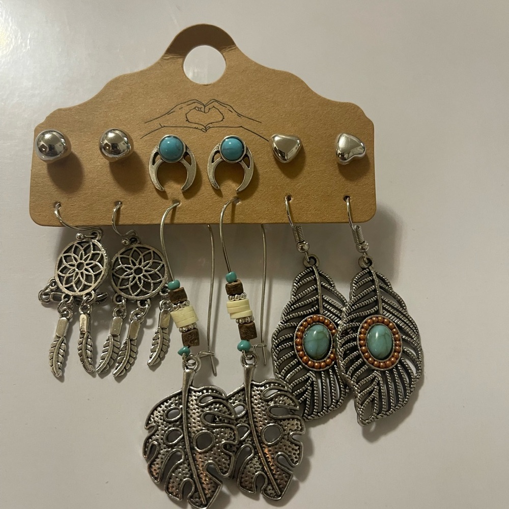 Turquoise Earring Set